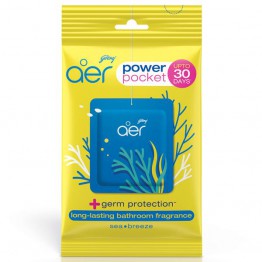  Godrej Aer Power Pocket Sea Breeze Bathroom Fragrance 10 gm